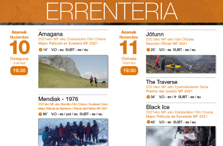 Mendi Tour Errenterian, azaroak 10 eta 11