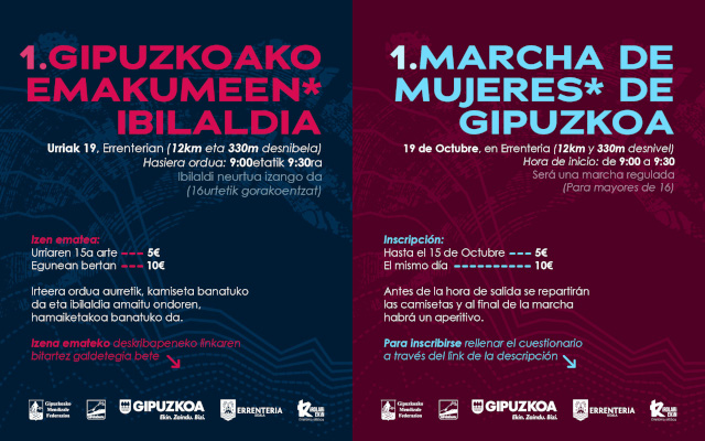 I. Gipuzkoako Emakumeen* Ibilaldia