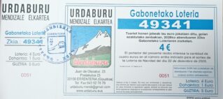 2026ko Gabonetako loteria (Urdaburu ME)